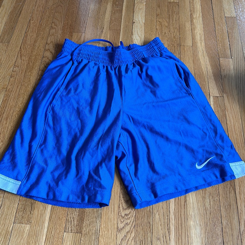 Nike Royal Blue Drawstring Shorts with Pockets